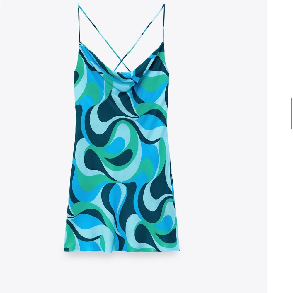 Zara dress blue